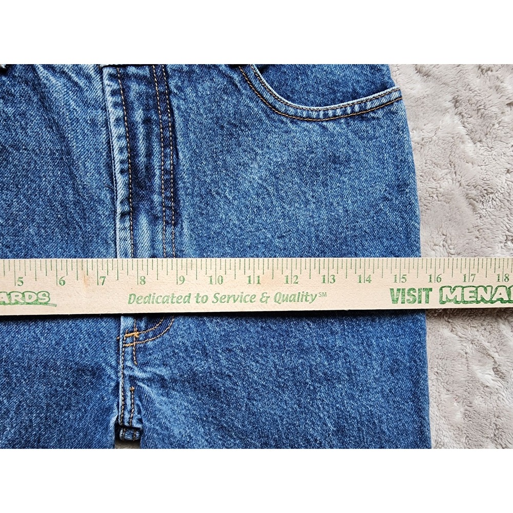 Vintage 90s Bongo High Waisted Mom Jeans Medium Wash Blue Womens Size 1 USA Made - Picture 10 of 12